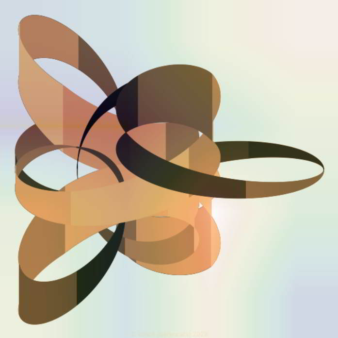 basic spirograpn image using colour between idea to simulate a cycling line width