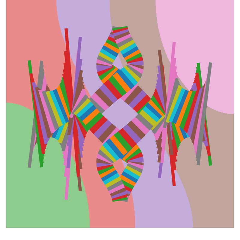 image of plot generated using the spirograph script but with background colours