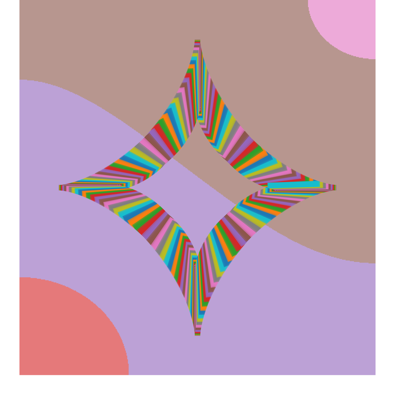 image of plot generated using the spirograph script but with background colours