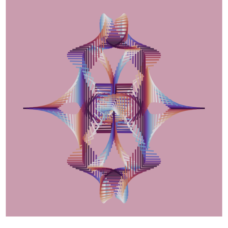 image of plot generated using the spirograph script but with background colours