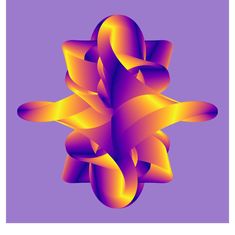 image of plot generated using the spirograph script but with background colours