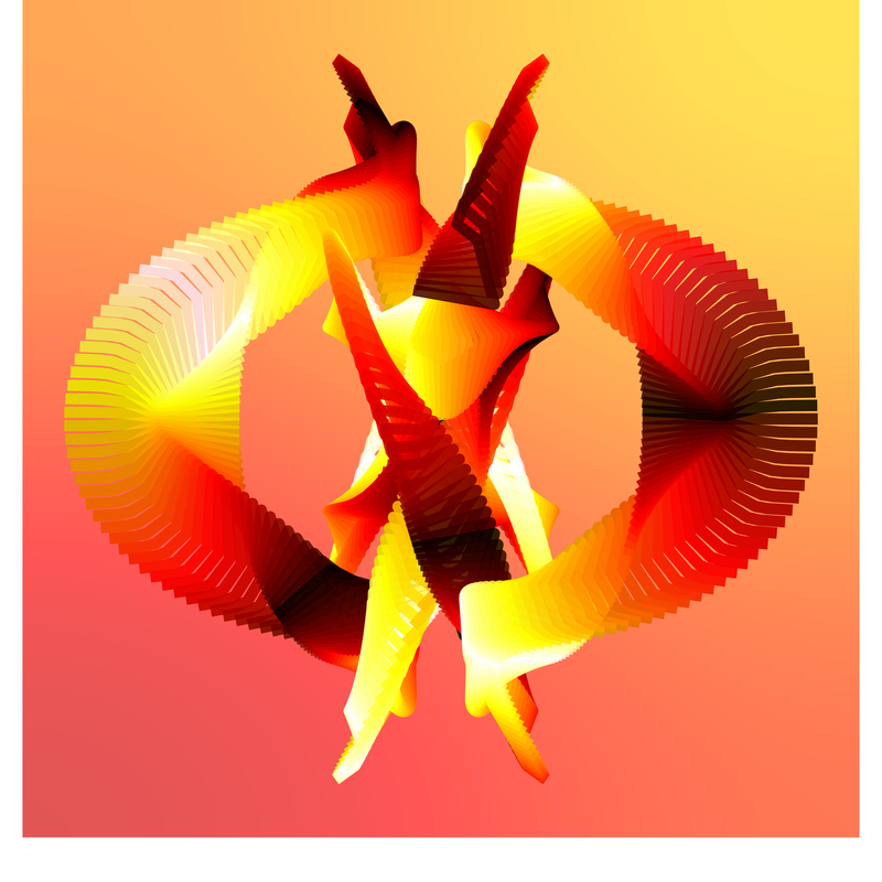 image of plot generated using the spirograph script but with background colours