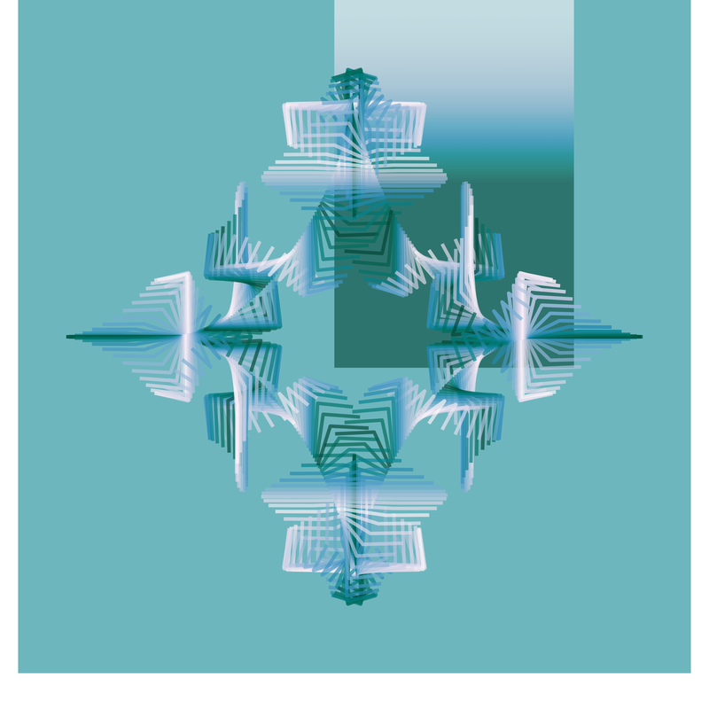 image of plot generated using the spirograph script but with failed background colour gradient