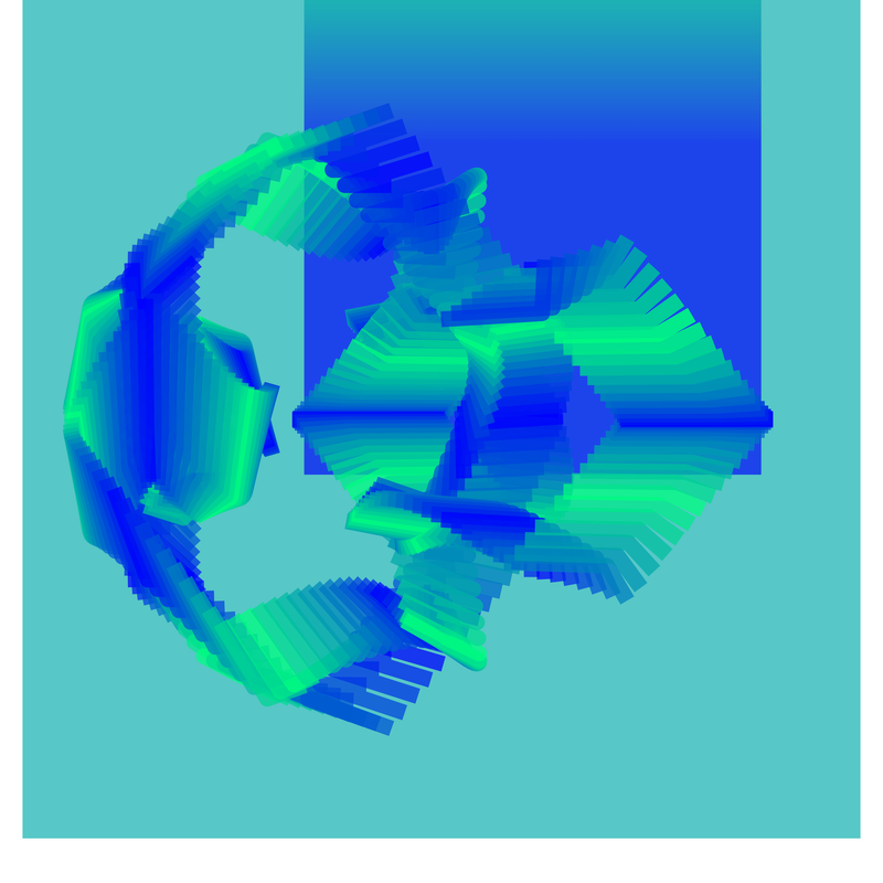 image of plot generated using the spirograph script but with failed background colour gradient