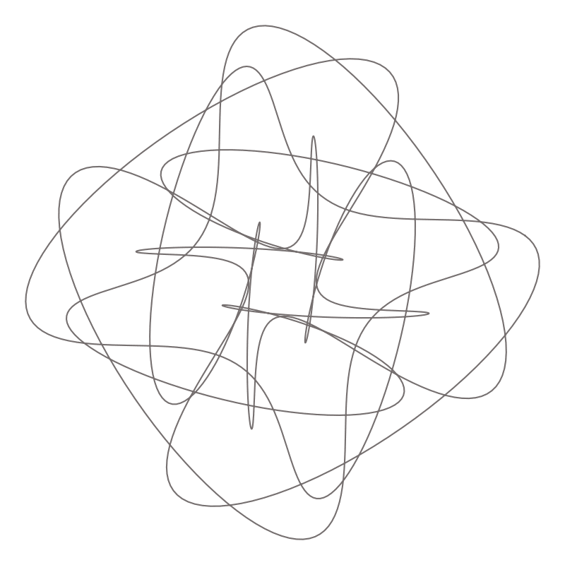 simple spirograph image using a minimal matplotlib setup