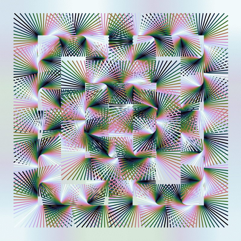 gnarly spirograph images expanded through applying 4 symmetrical linear translations as well as expanded data limits